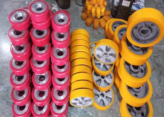 نقش روکش چرخ پلی‌ یورتان